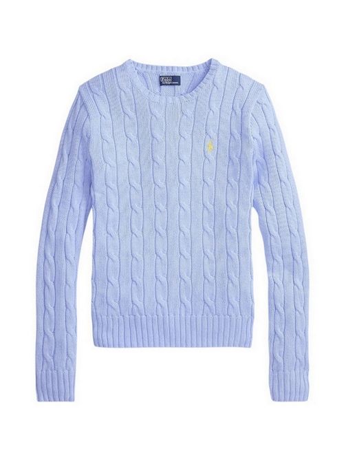 girocollo donna a trecce azzurro Ralph Lauren | 211971869512